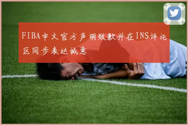 FIBA中文官方声明致歉并在INS评论区同步表达诚意