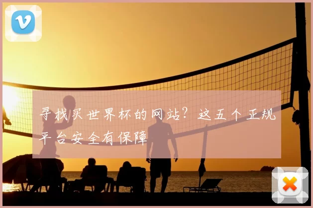 寻找买世界杯的网站？这五个正规平台安全有保障